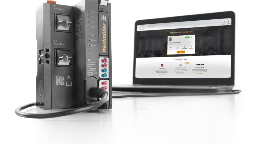 u-control web with container technology from Weidmueller for more flexibility in industrial applications